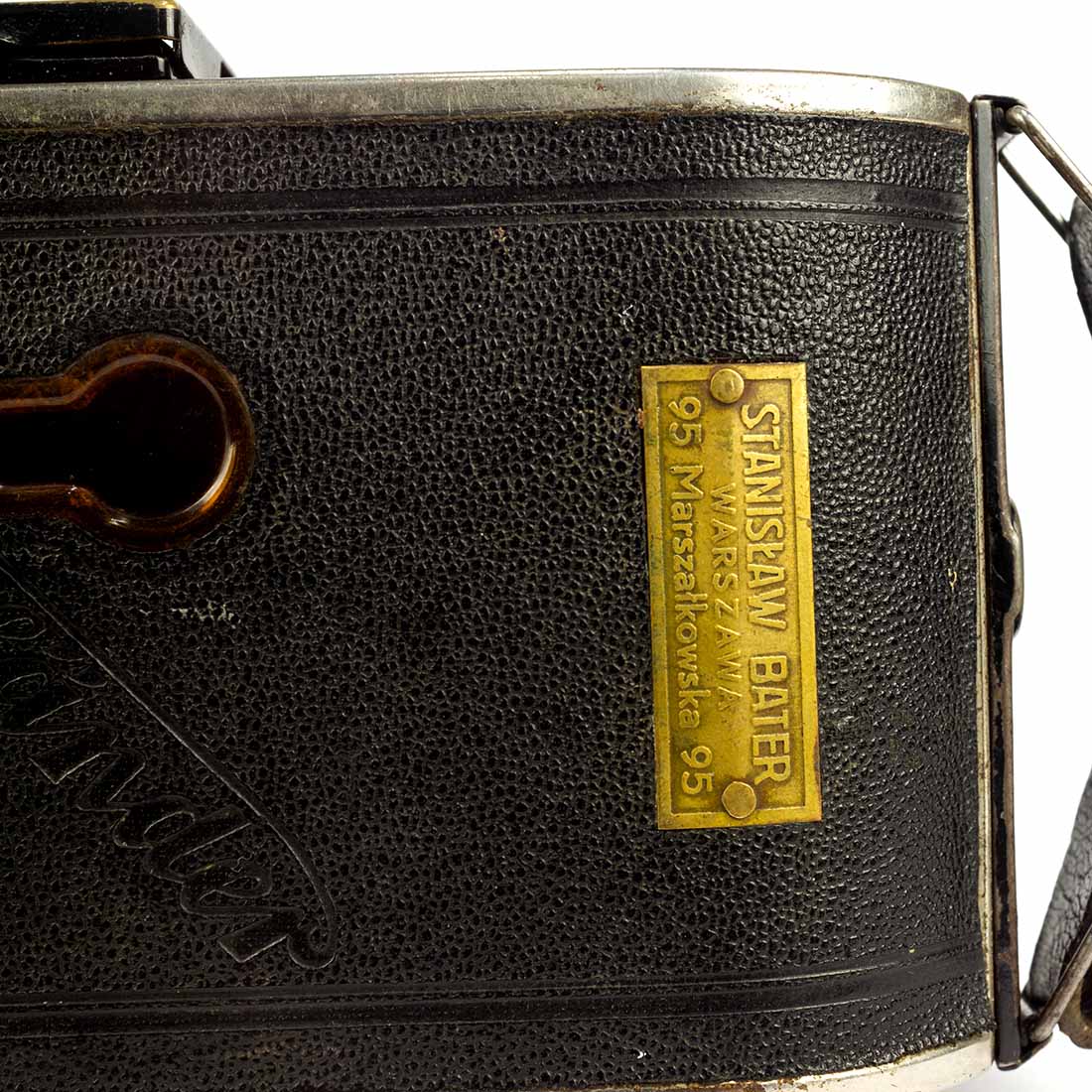 Aparat Voitlander Bessa z tabliczką warszawskiego fotografa - obrazek 2