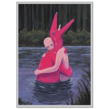 „At least we have each other”, Wiktor Stribog, plakat 50x70cm
