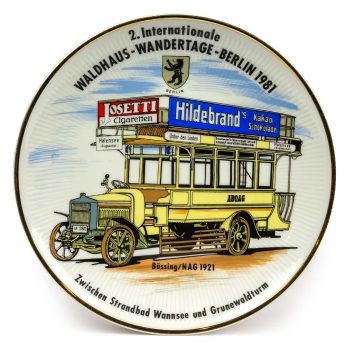 Kolekcjonerski talerz Autobus Büssing/NAG z 1921 r.