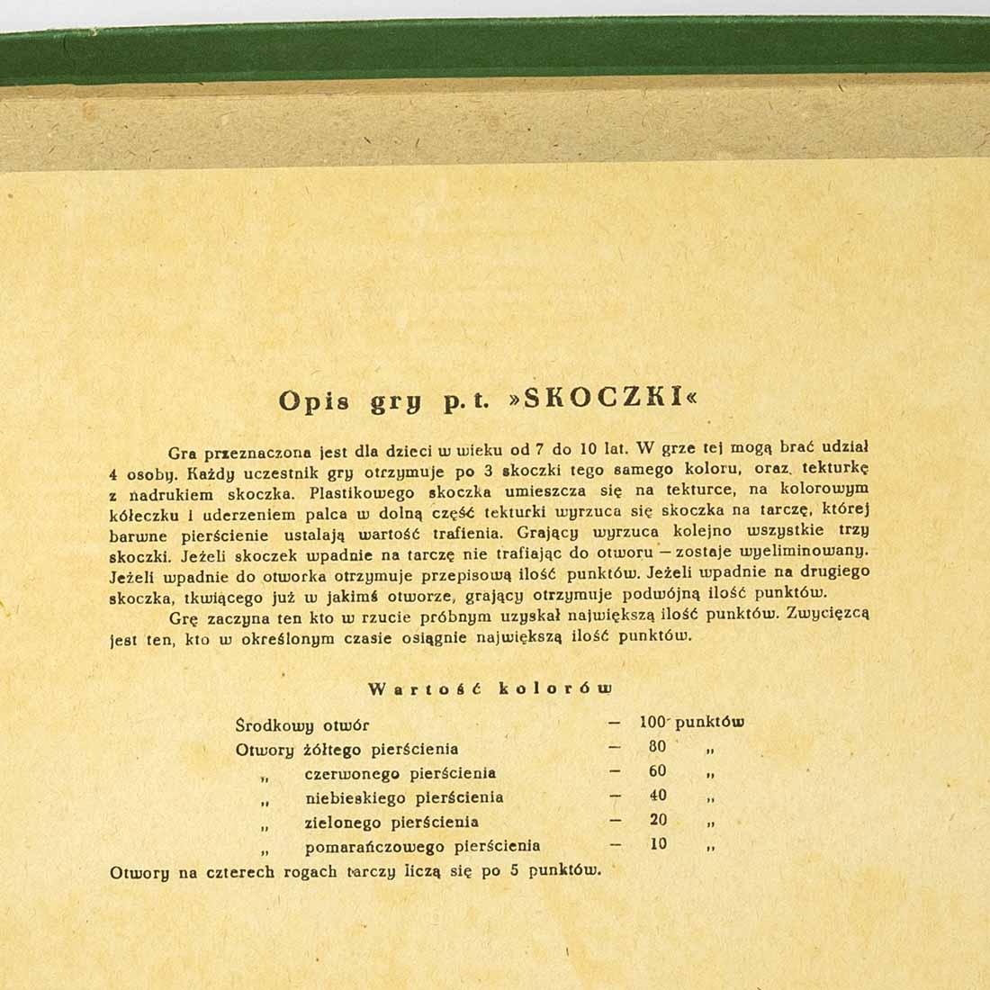 Gra planszowa z PRL "SKOCZKI" - obrazek 5