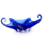 Kobaltowa patera Murano