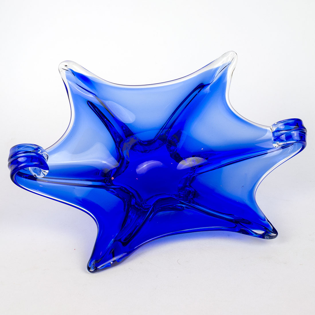 Kobaltowa patera Murano - obrazek 2