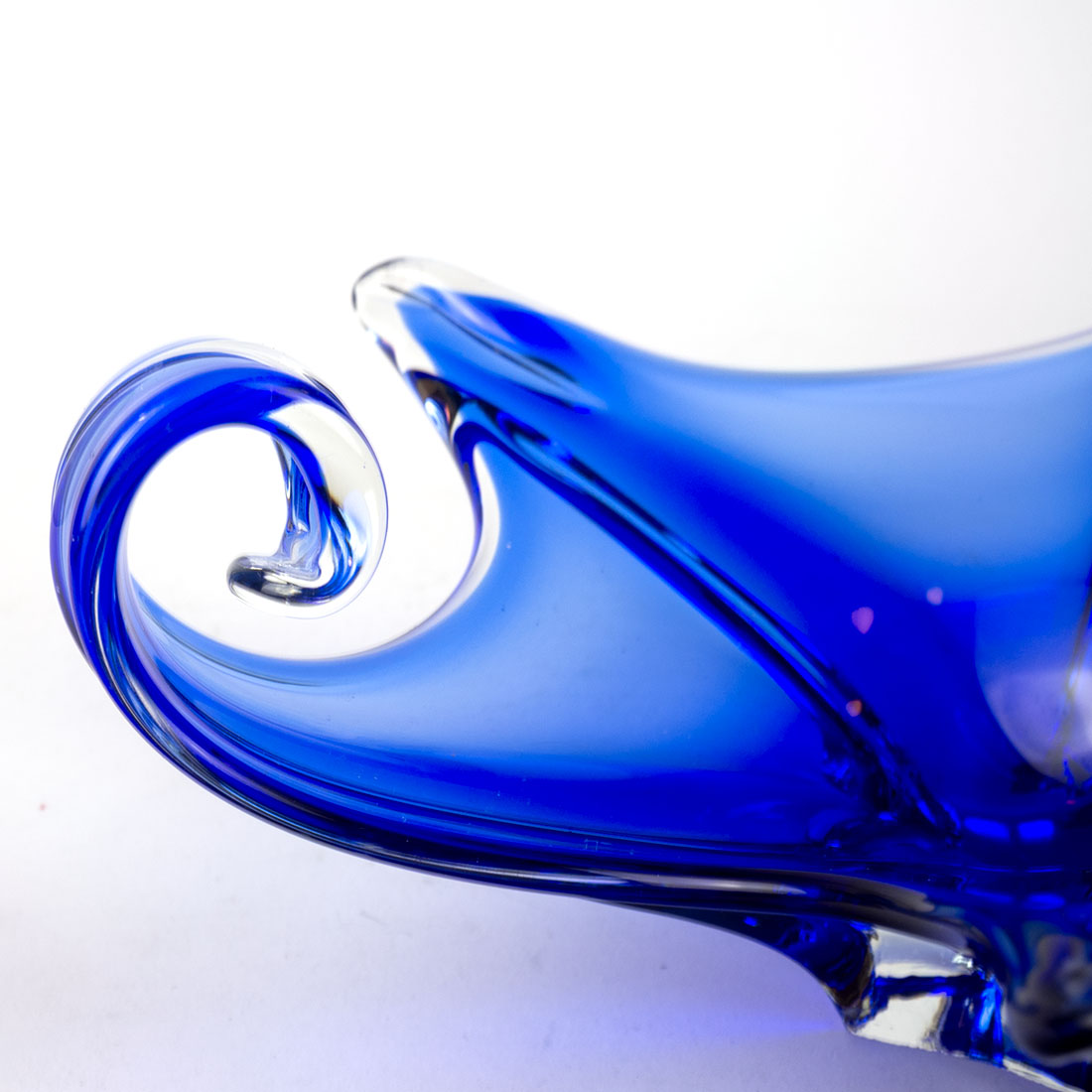 Kobaltowa patera Murano - obrazek 3