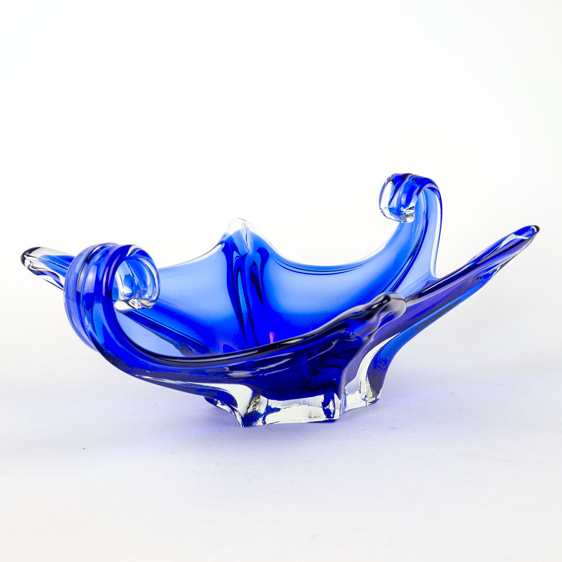 Kobaltowa patera Murano - obrazek 5