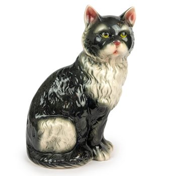 Porcelanowa figurka kota 28cm