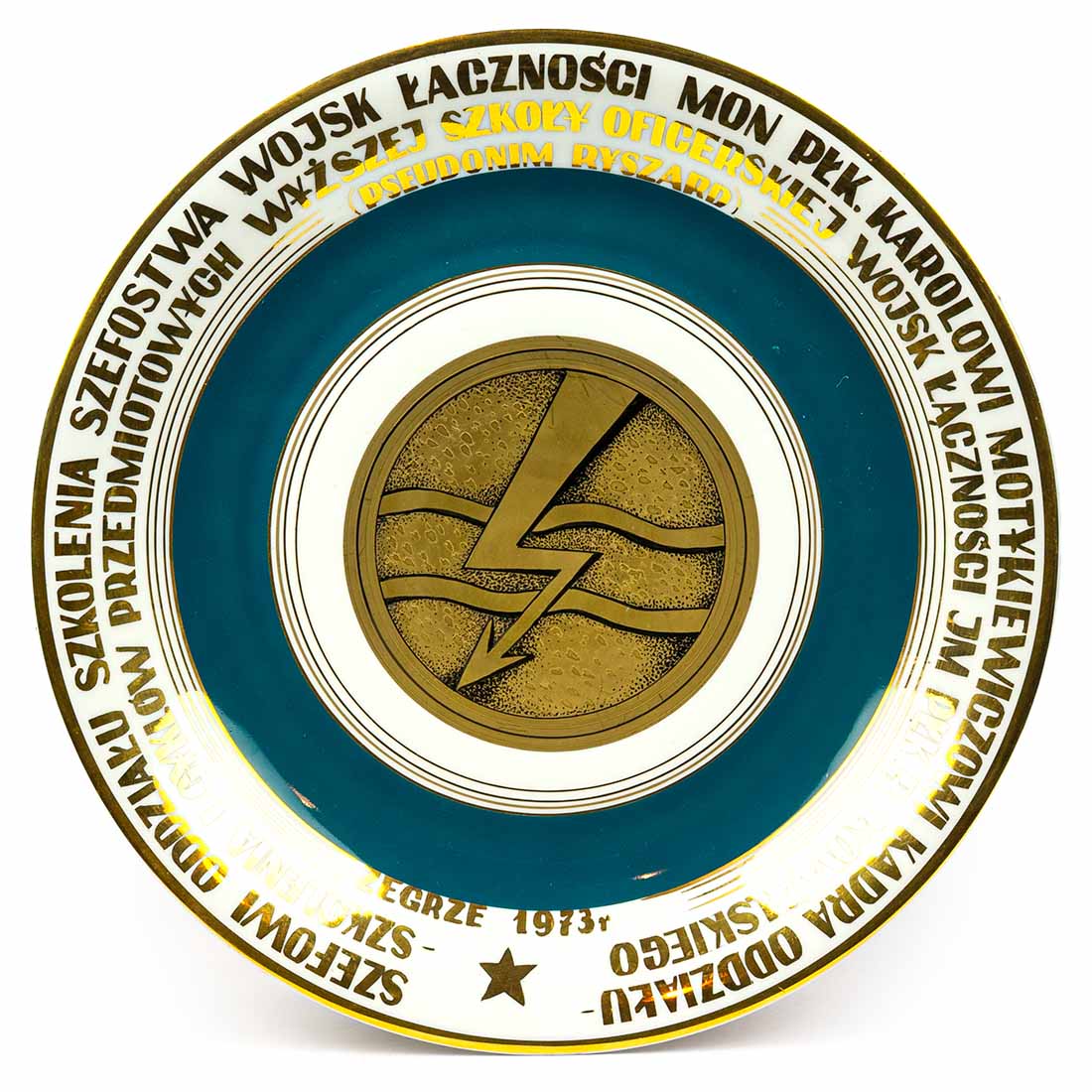 Talerz pamiątkowy Wojska Łączności Wawel PRL