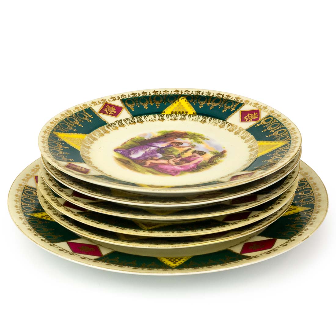 Zestaw porcelanowych talerzy Royal Austria do deserów