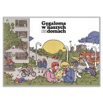"Gęgaloma w naszych domach", Wiktor Stribog, plakat 50x70cm