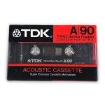 Kaseta TDK A90, w folii