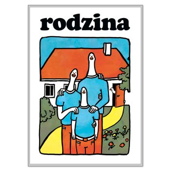 "Rodzina", Wiktor Stribog, plakat 50x70cm
